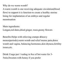 Load image into Gallery viewer, Detox Womb Tea